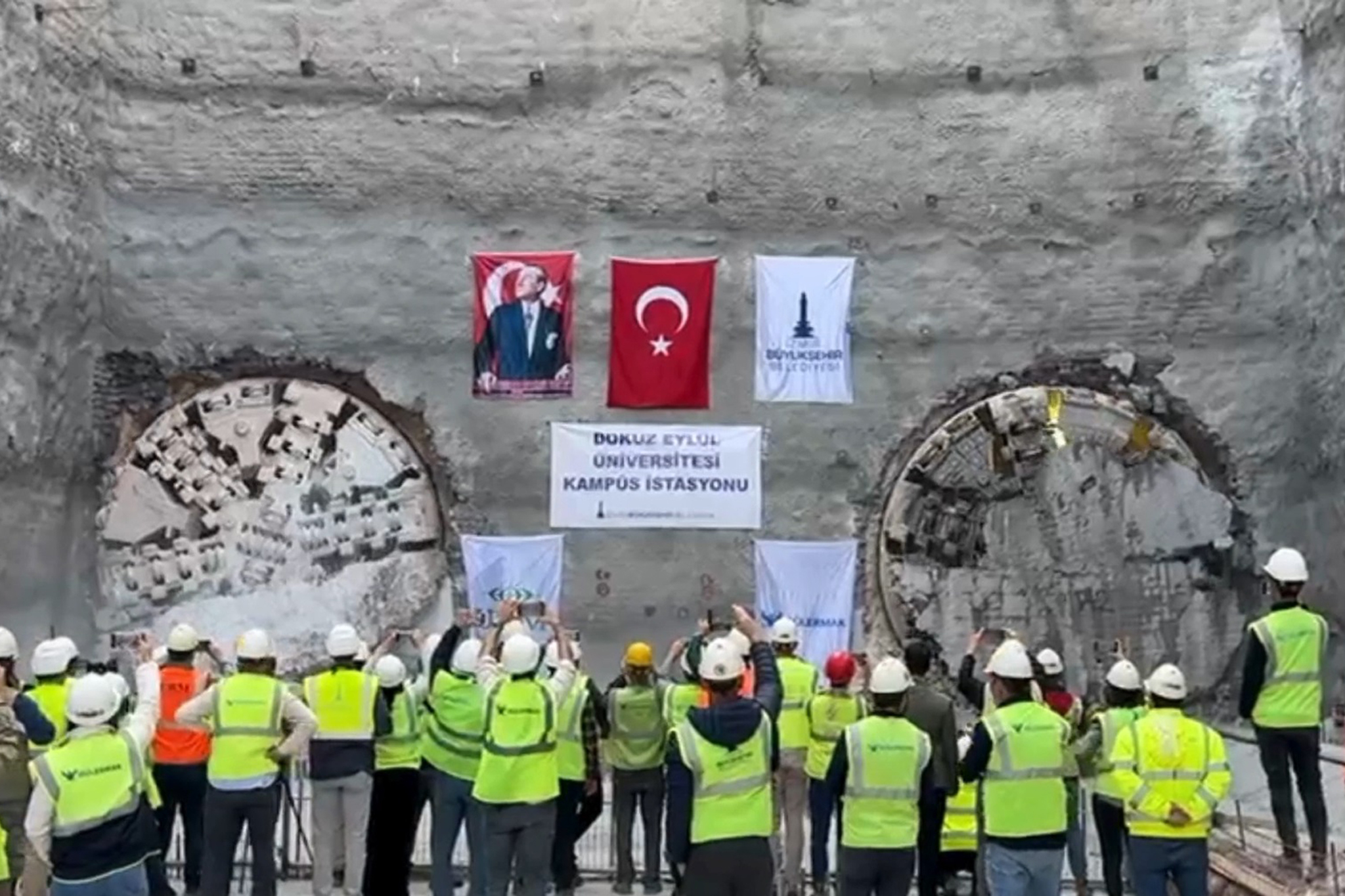 Buca – Üçyol Metro Projesi’nde 1600 metrelik kısım tamamlandı